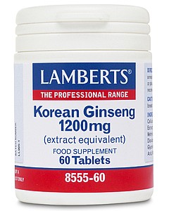 Ginseng Coreano 1200mg, Lamberts
