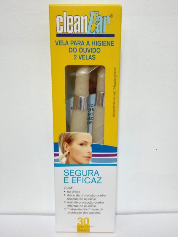 Velas hopi para limpeza de cera dos ouvidos