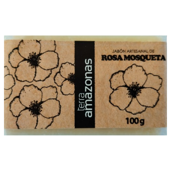 Sabao Artesanal Rosa Mosqueta 100g, Terra Amazonas