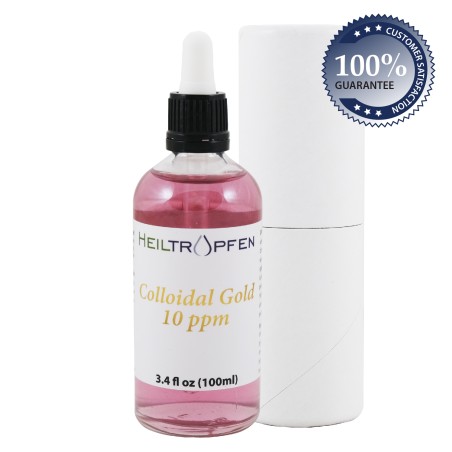 Ouro Coloidal 10ppm, 100ml Heiltropfen