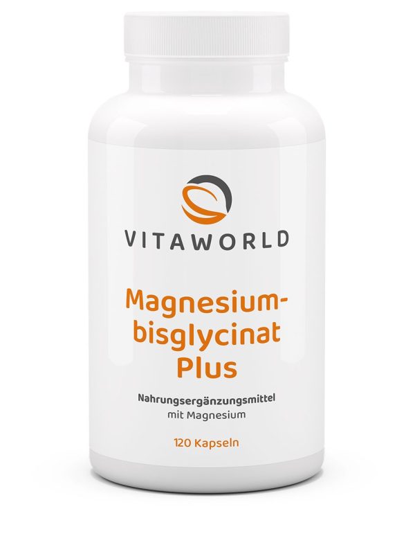 Magnesio bisglycinat Plus, 120caps, Vitaworld