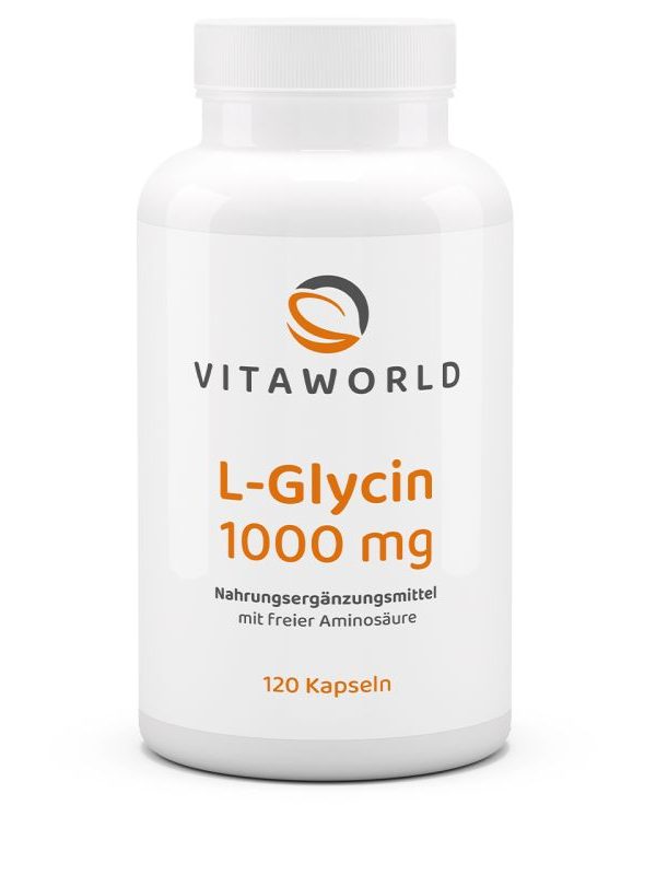 L Glicina 1000mg 120caps Vitaworld