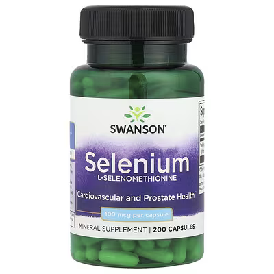 Selenium 100mcg 200caps Swanson