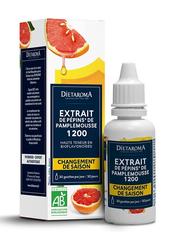 Extrato Sementes Toranja bio 50ml Dietaroma