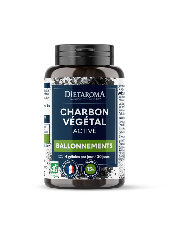 Carvão ativo vegetal bio 150mg 120caps Dietaroma