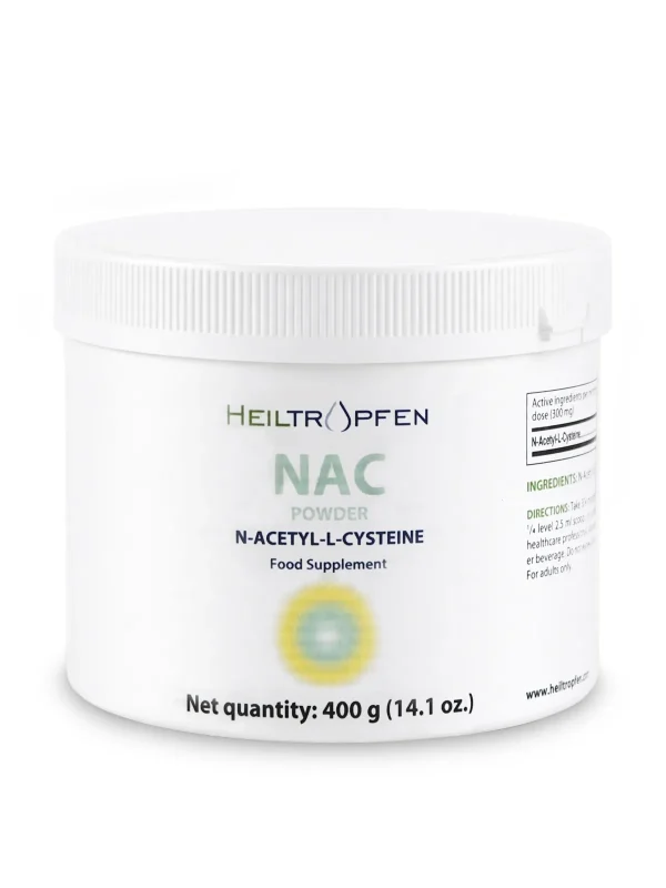 NAC (N-Acetyl-L-Cysteine) pó 400g Heiltropfen
